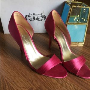 L.K. Bennett Satin Heels